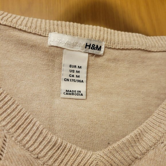 H&M V neck sweater (M) - Picture 2 of 3